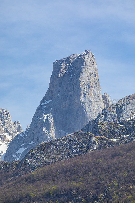 阿斯图里亚斯，Cabrales-Mirador del Naranjo de BUlnes, Cares峡谷的Naranjo de BUlnes